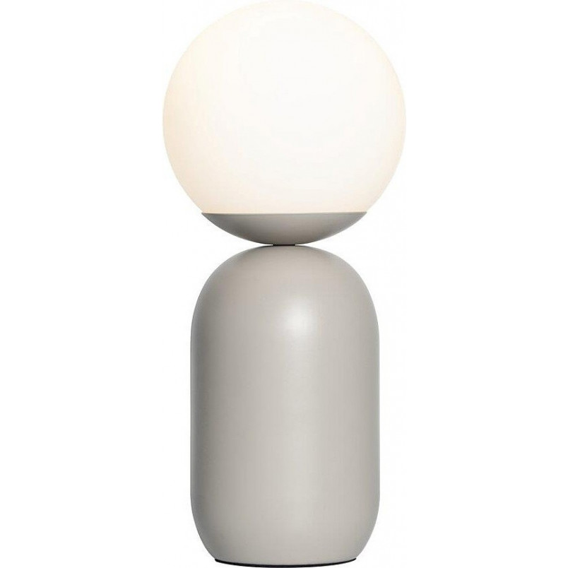 Lampa stołowa szklana Notti szara marki Nordlux