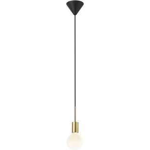 Lampa wisząca żarówka na kablu Paco mosiężna marki Nordlux