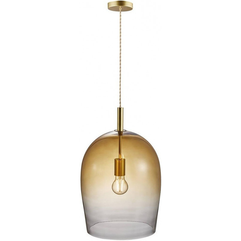 Lampa wisząca szklana Uma 30 bursztynowa marki Nordlux