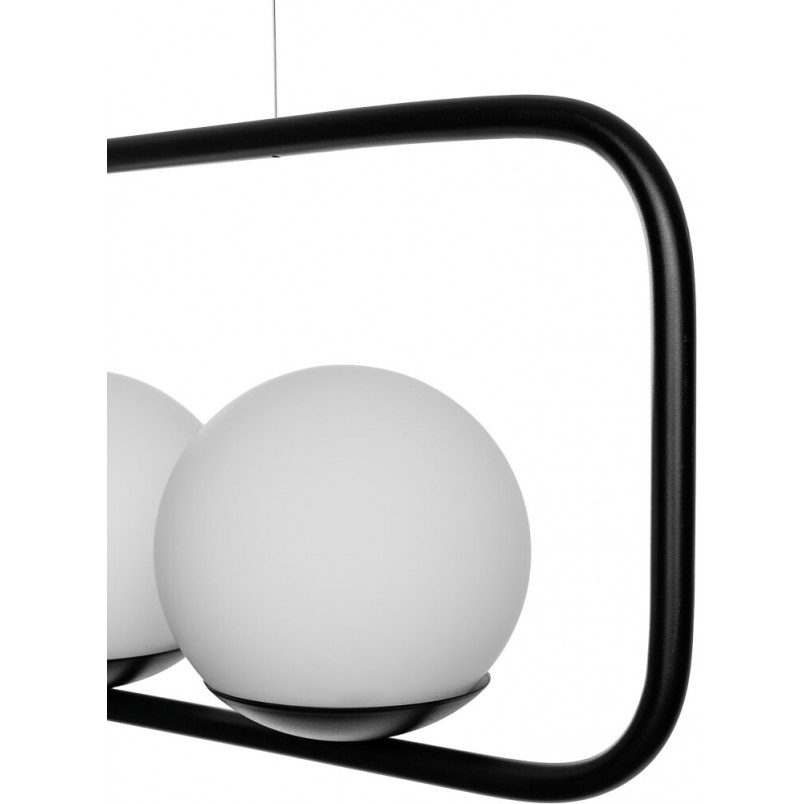 Lampa wisząca szklane kule Runno biało-czarna marki Ummo