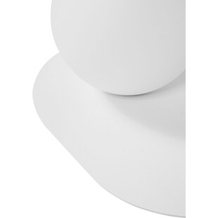 Kinkiet designerski szklana kula Hanea biały marki Ummo