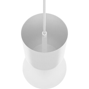 Lampa wisząca szklana kula Luoti 15 biała marki Ummo