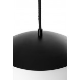 Lampa wisząca szklana kula Kuul 30 biało-czarna marki Ummo