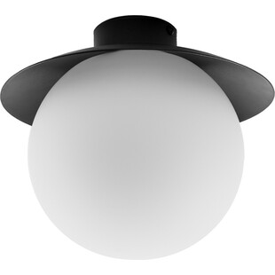 Plafon szklana kula Kuul 25 biało-czarny marki Ummo
