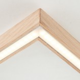 Plafon drewniany Delgrosso 83cm LED dąb olejowany Brilliant
