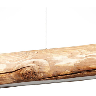 Lampa belka drewniana Odun LED 115cm sosna barwiona Brilliant