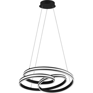 Lampa wisząca nowoczesna Yara LED 60cm czarna Trio