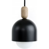 Lampa wisząca skandynawska Loft Ovoi 17cm czarny / węgiel kamienny Kolorowe kable