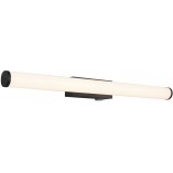 Kinkiet z włącznikiem do łazienki Mattimo LED 60cm biało-czarny Trio
