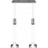 Lampa wisząca nowoczesna Franklin LED II 55cm nikiel mat Trio