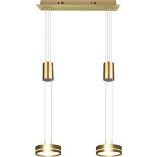 Lampa mosiężna wisząca Franklin II LED Trio