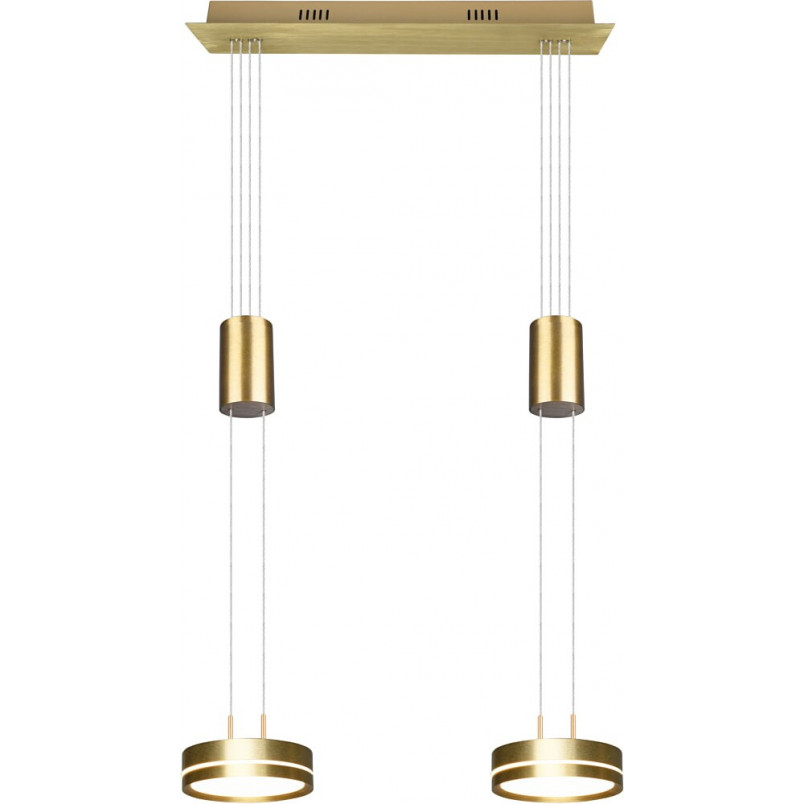 Lampa mosiężna wisząca Franklin II LED Trio