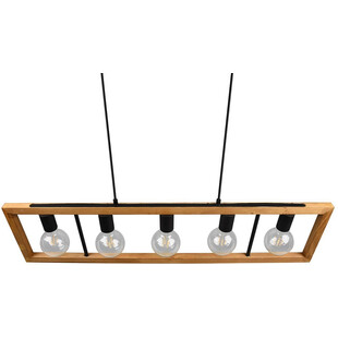 Lampa wisząca drewniana Agra V 100cm Trio