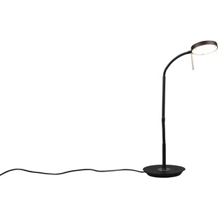 Lampa na biurko ze ściemniaczem Monza czarna Trio