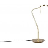 Lampa na biurko ze ściemniaczem Monza złota Trio