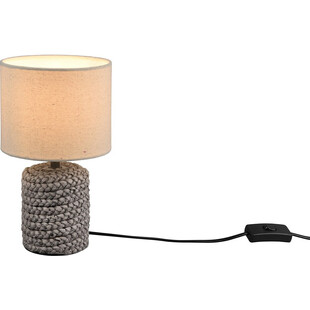 Lampa marynistyczna na stolik nocny Mala 26cm beżowa Reality