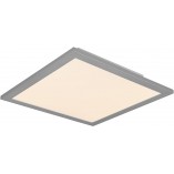 Plafon kwadratowy Alpha LED 29cm tytanowy Reality