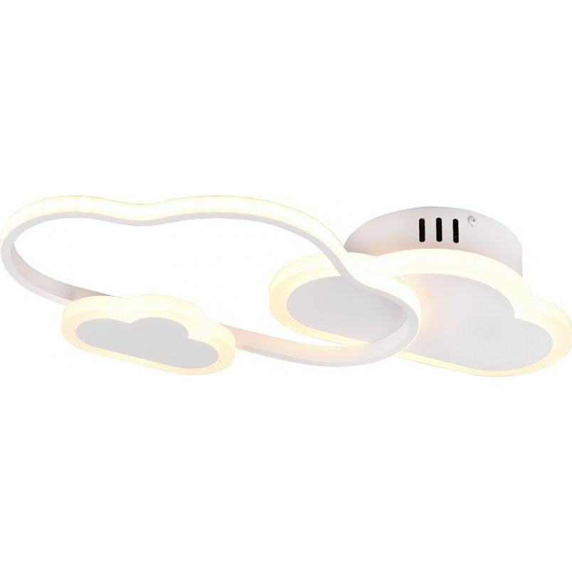 Plafon dziecięcy chmurka z pilotem Cloudy LED 52cm biały Reality Plafon dziecięcy chmurka z pilotem Cloudy LED 52cm biały Reality