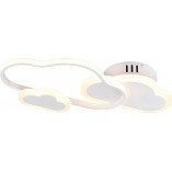 Plafon dziecięcy chmurka z pilotem Cloudy LED 52cm biały Reality