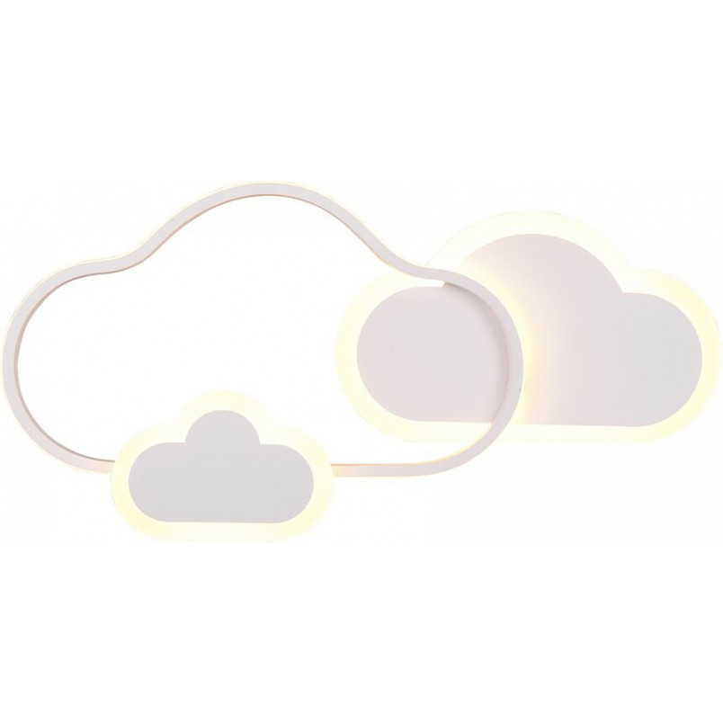 Plafon dziecięcy chmurka z pilotem Cloudy LED 52cm biały Reality