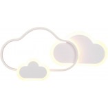 Plafon dziecięcy chmurka z pilotem Cloudy LED 52cm biały Reality