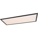 Plafon z pilotem i ściemniaczem Gamma LED 80x29cm czarny Reality