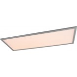 Plafon z pilotem i ściemniaczem Gamma LED 80x29cm tytanowy Reality