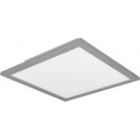 Plafon kwadratowy z pilotem i ściemniaczem Gamma LED 29x29cm tytanowy Reality