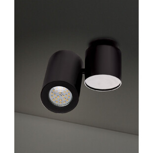 Reflektor sufitowy nowoczesny Barro Czarny marki MaxLight