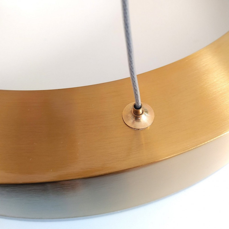 Mosiężna lampa wiszące 3 okręgi Circles Brass 40+60+80 marki Step Into Design