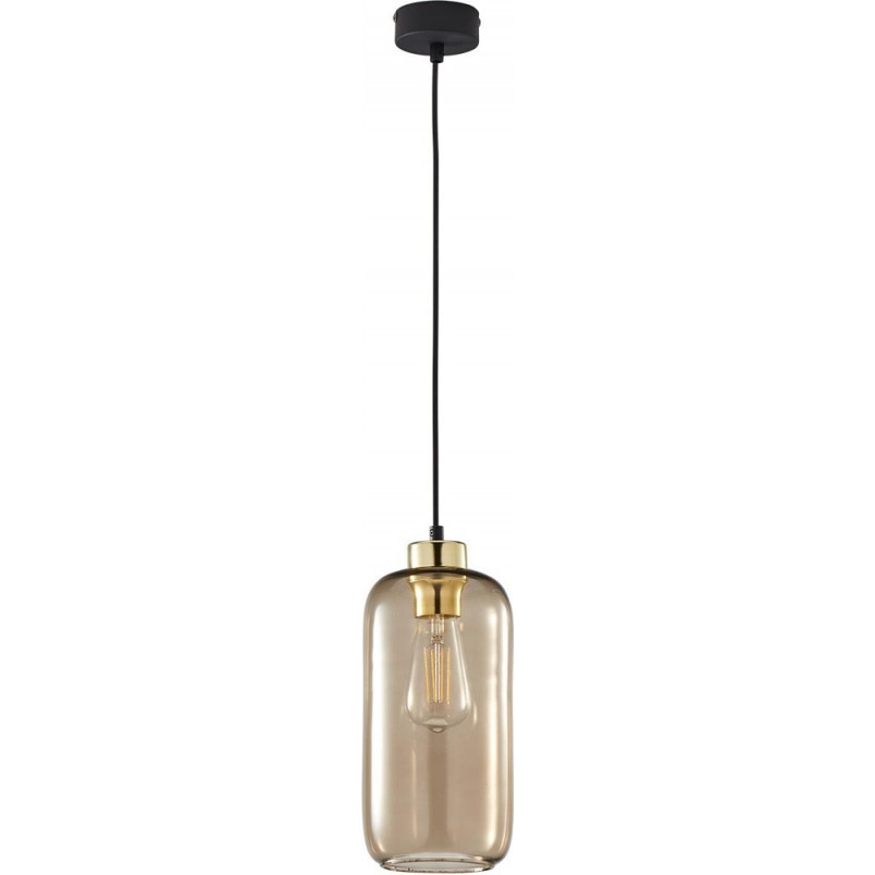 Lampa wisząca szklana Marco 12cm brązowa TK Lighting