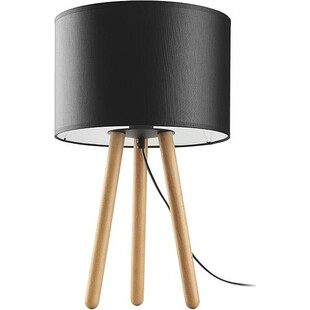 Lampa stołowa trójnóg z abażurem Tokyo sosna / czarny TK Lighting