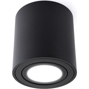 Lampa spot tuba Mini 8cm czarna Auhilon