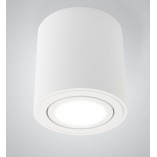 Lampa spot tuba Mini 8cm biała Auhilon