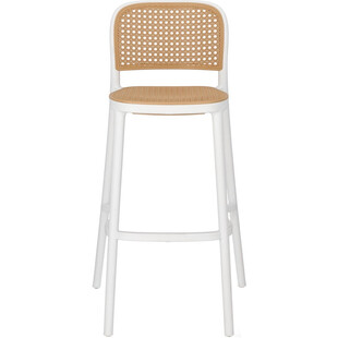 Krzesło barowe boho Antonio 75cm białe Intesi