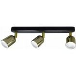 Reflektor kierunkowy potrójny Top Gold III 52cm złoty TK Lighting