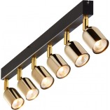 Reflektor kierunkowy 6 punktowy Top Gold 127cm złoty TK Lighting