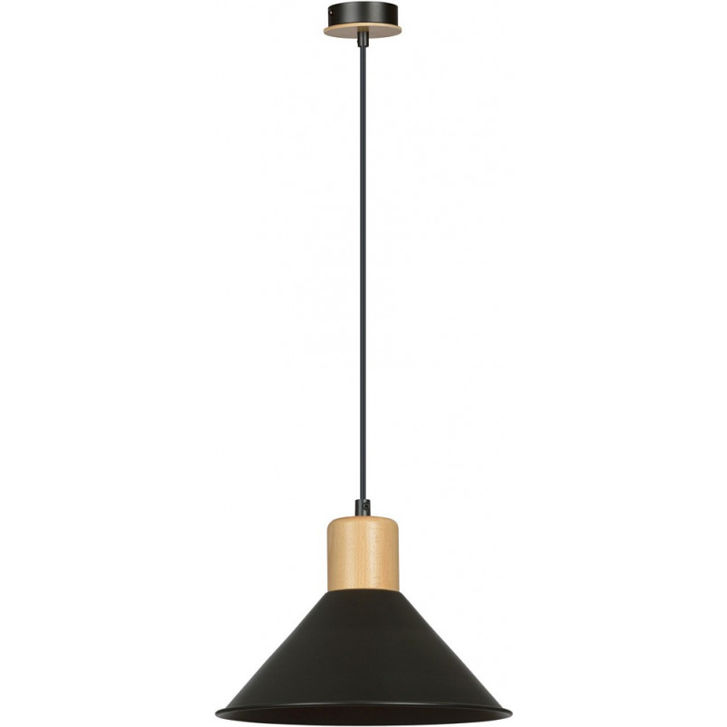 Lampa wisząca skandynawska Rowen 25cm czarna Emibig