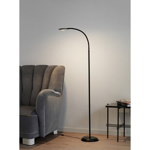 Lampa podłogowa minimalistyczna Fix LED czarna HaloDesign