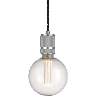 Lampa żarówka na kablu loft Halo srebrny mat HaloDesign