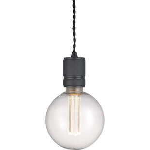 Lampa żarówka na kablu loft Halo czarny mat HaloDesign