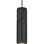 Lampa tuba loft Halo 7cm czarna HaloDesign