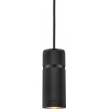 Lampa tuba loft Halo 6cm czarna HaloDesign