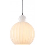 Lampa szklana dekoracyjna Ball Ball 25cm biała HaloDesign