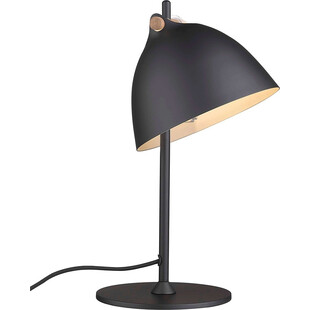 Lampa na komodę skandynawska Arhus czarna HaloDesign