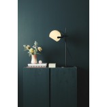 Lampa biurkowa skandynawska D.C opal/czarny dąb HaloDesign
