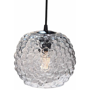Lampa szklana kula dekoracyjna Grape 20cm przezroczysta HaloDesign