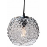 Lampa szklana kula dekoracyjna Grape 20cm przezroczysta HaloDesign