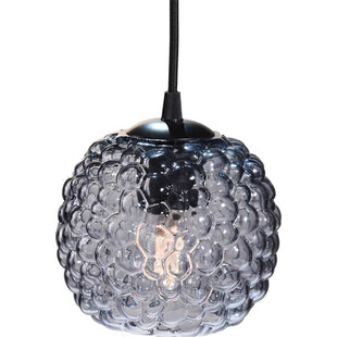 Lampa szklana kula dekoracyjna Grape 15cm szkło dymione HaloDesign