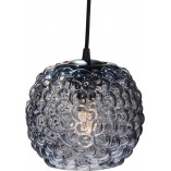 Lampa szklana kula dekoracyjna Grape 20cm szkło dymione HaloDesign